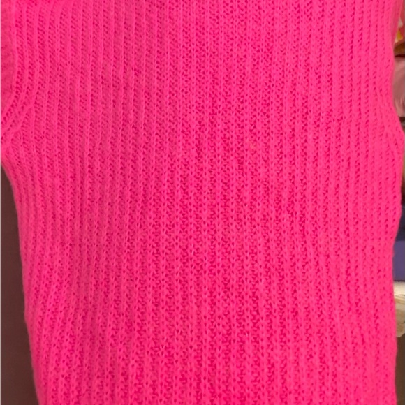 Bardot pink sweater XS long and baggy - Picture 4 of 9